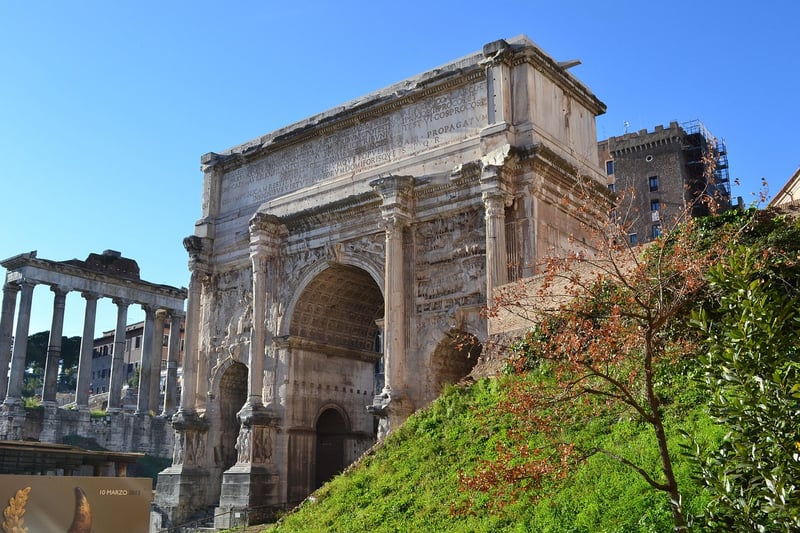 Roman Forum in Rome, Italy
